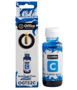 TINTA ALT P/HP 100CC B CYAN CON APLICADOR OGT52C OFFICEINSUMOS.COM